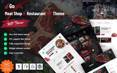 Gogrin - Meat Shop and Restaurant WordPress Theme theme free